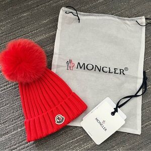 Moncler Fur Pom Beanie